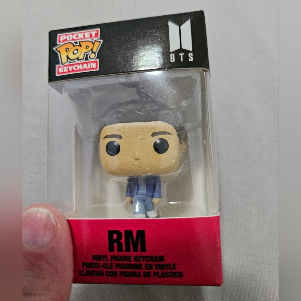 NIB BTS RM Vinyl Figure Keychain